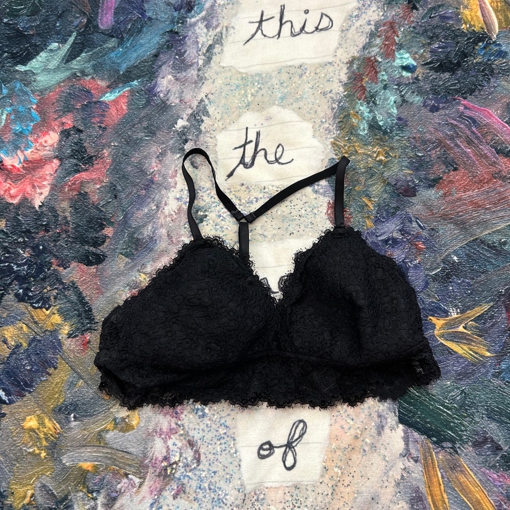 Aerie Black Lace Bralette